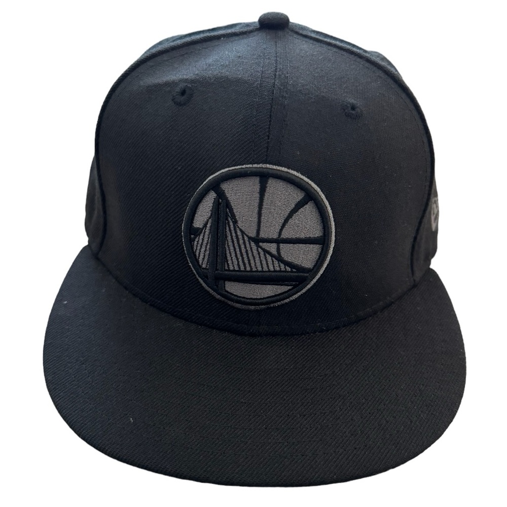 Men’s 5950 NBA Golden State Warriors black and grey hat